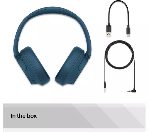 Sony WHCH720NL Wireless Noise Cancelling Headphones Blue Blue