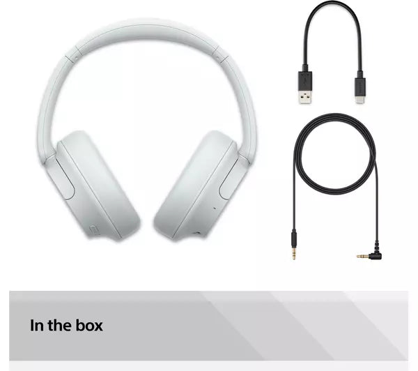 Sony WHCH720NW Wireless Noise Cancelling Headphones White White
