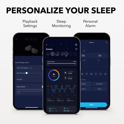 Soundcore Sleep A20 Wireless Sleep Earbuds – Slumber Beige Headphones – view 7
