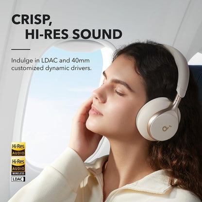 Soundcore Space One Adaptive ANC Headphones - White – view 4