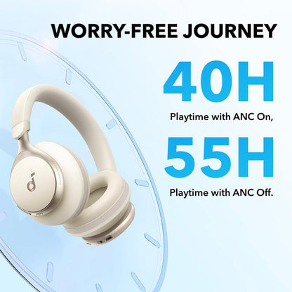Soundcore Space One Adaptive ANC Headphones - White – view 5