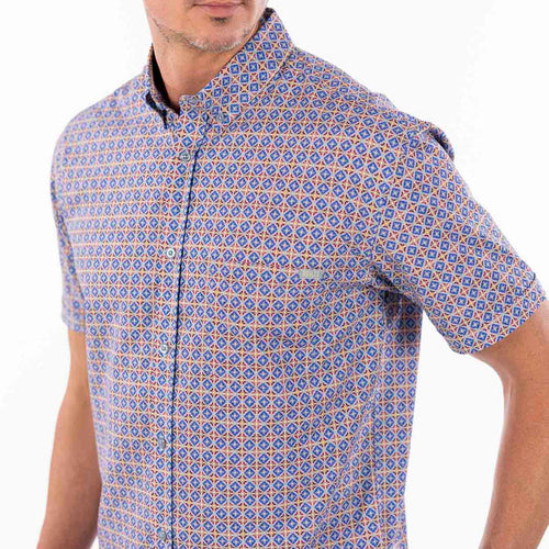 RSVLTS RSVLTS Short Sleeve Shirt Spanish Tile – KUNUFLEX Short Sleeve Shirt Spanish Tile – KUNUFLEX Short Sleeve Shirt