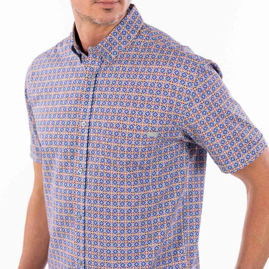 RSVLTS RSVLTS Short Sleeve Shirt Spanish Tile – KUNUFLEX Short Sleeve Shirt Spanish Tile – KUNUFLEX Short Sleeve Shirt