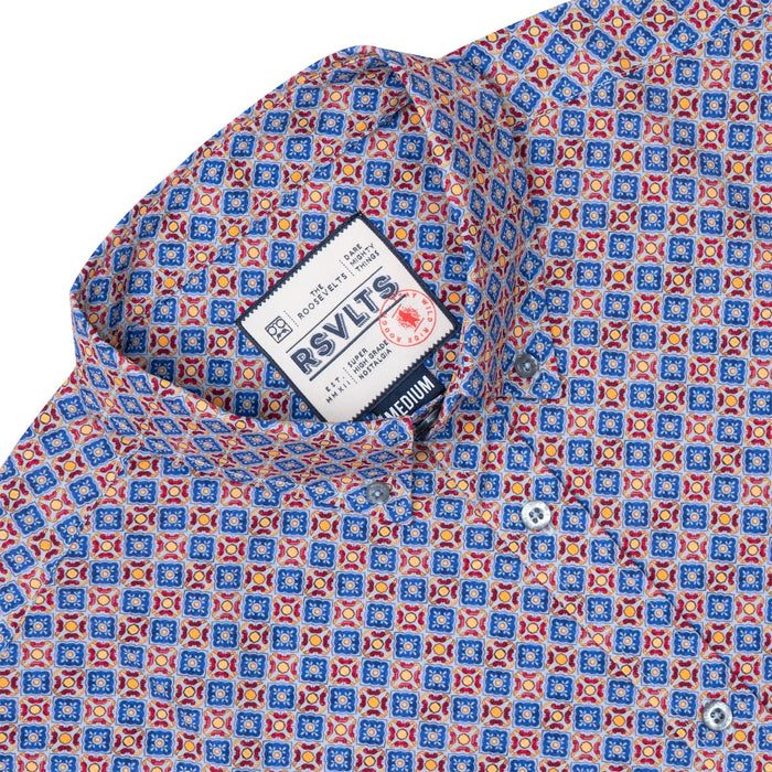 RSVLTS RSVLTS Short Sleeve Shirt Spanish Tile – KUNUFLEX Short Sleeve Shirt Spanish Tile – KUNUFLEX Short Sleeve Shirt