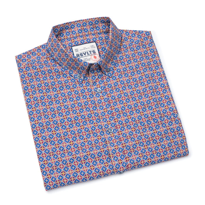 RSVLTS RSVLTS Short Sleeve Shirt Spanish Tile – KUNUFLEX Short Sleeve Shirt Spanish Tile – KUNUFLEX Short Sleeve Shirt