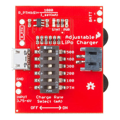 SparkFun Adjustable LiPo Charger by Sparkfun - The Pi Hut