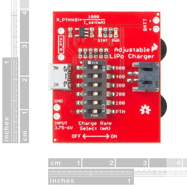 SparkFun Adjustable LiPo Charger by Sparkfun - The Pi Hut