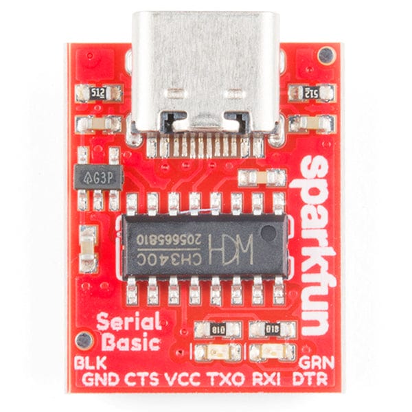 SparkFun Serial Basic Breakout - CH340C and USB-C by Sparkfun - The Pi Hut