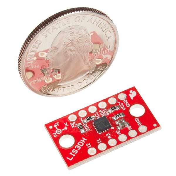 SparkFun Triple Axis Accelerometer Breakout - LIS3DH by Sparkfun - The Pi Hut