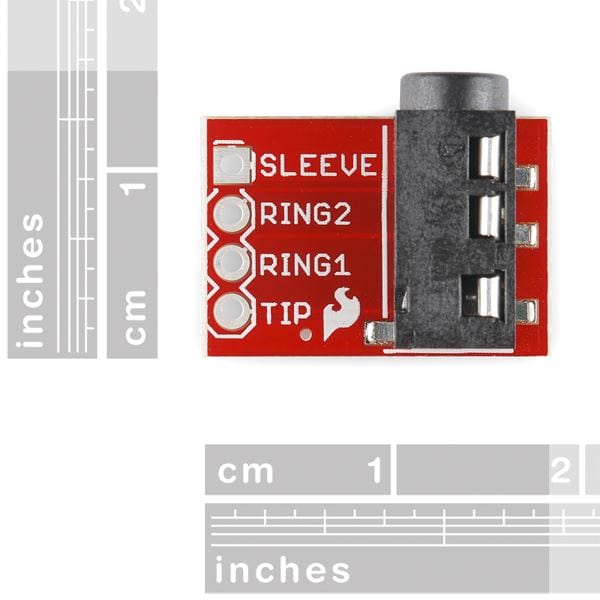 SparkFun TRRS 3.5mm Jack Breakout by Sparkfun - The Pi Hut
