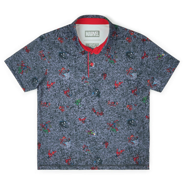 RSVLTS XS Marvel Youth All-Day Polo Spider-Man "Tensile Torment" – Youth All Day Polo Spider-Man "Tensile Torment" – Youth All Day Polo
