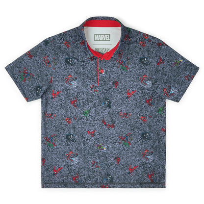 RSVLTS XS Marvel Youth All-Day Polo Spider-Man "Tensile Torment" – Youth All Day Polo Spider-Man "Tensile Torment" – Youth All Day Polo