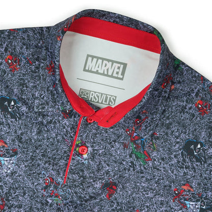 RSVLTS Marvel Youth All-Day Polo Spider-Man "Tensile Torment" – Youth All Day Polo Spider-Man "Tensile Torment" – Youth All Day Polo