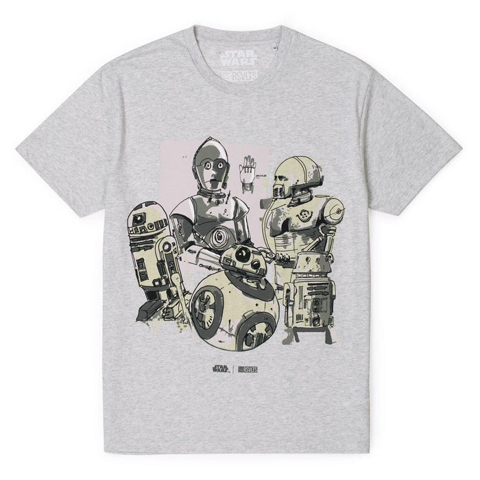 RSVLTS XS Star Wars Crewneck T-shirt Star Wars™ "Droid Drawings" – Crewneck Tee