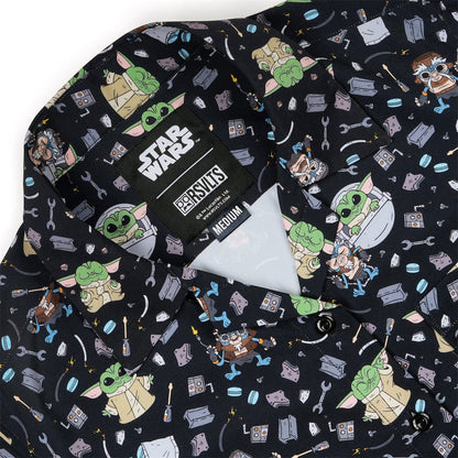RSVLTS Star Wars Women's Short Sleeve Shirt Star Wars™ "Frik 'n' Grogu" – Women's KUNUFLEX Short Sleeve Shirt Star Wars™ "Frik 'n' Grogu" – Women's KUNUFLEX Short Sleeve Shirt