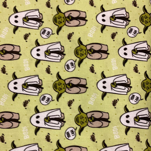 Star Wars Halloween IV Yoda Boo the Force Fabric, Camelot