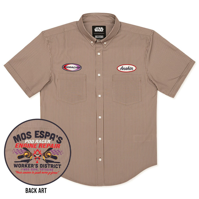 RSVLTS Star Wars Short Sleeve Shirt Star Wars™ "Mos Espa’s Engine Repair" – KUNUFLEX Short Sleeve Shirt Star Wars™ "Mos Espa’s Engine Repair" – KUNUFLEX Short Sleeve Shirt