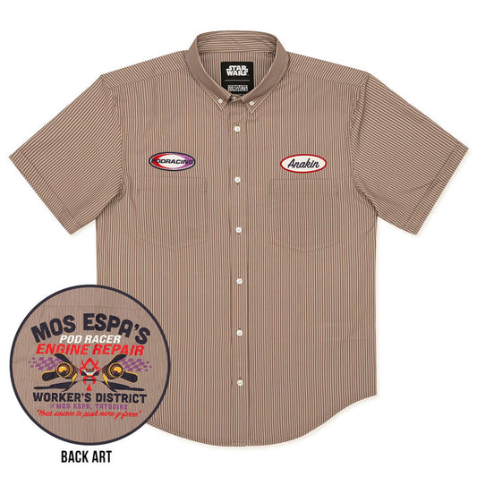 RSVLTS Star Wars Short Sleeve Shirt Star Wars™ "Mos Espa’s Engine Repair" – KUNUFLEX Short Sleeve Shirt Star Wars™ "Mos Espa’s Engine Repair" – KUNUFLEX Short Sleeve Shirt