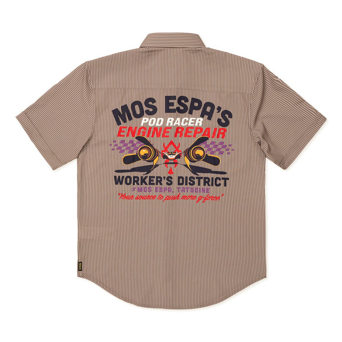 RSVLTS Star Wars Short Sleeve Shirt Star Wars™ "Mos Espa’s Engine Repair" – KUNUFLEX Short Sleeve Shirt Star Wars™ "Mos Espa’s Engine Repair" – KUNUFLEX Short Sleeve Shirt