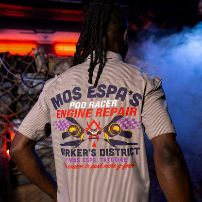 RSVLTS Star Wars Short Sleeve Shirt Star Wars™ "Mos Espa’s Engine Repair" – KUNUFLEX Short Sleeve Shirt Star Wars™ "Mos Espa’s Engine Repair" – KUNUFLEX Short Sleeve Shirt