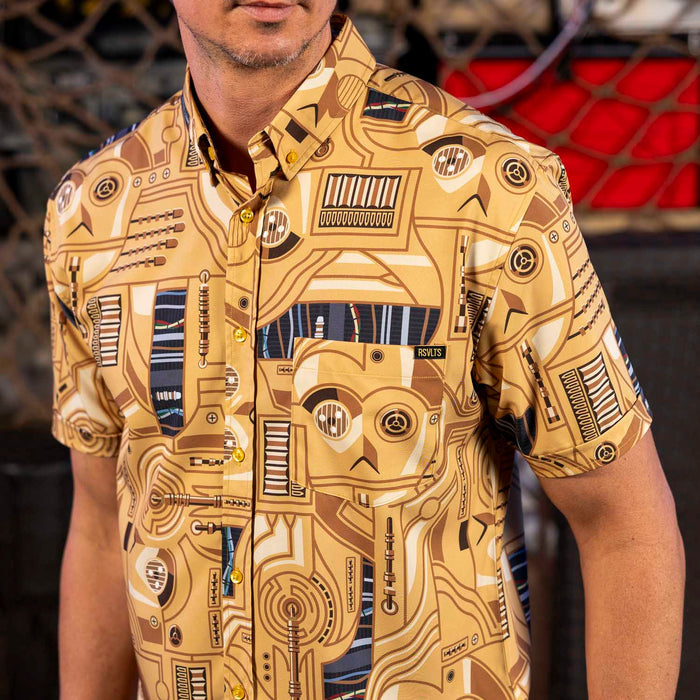 RSVLTS Star Wars Short Sleeve Shirt Star Wars™ "Oh Dear!" – KUNUFLEX Short Sleeve Shirt Star Wars™ "Oh Dear!" – KUNUFLEX Short Sleeve Shirt