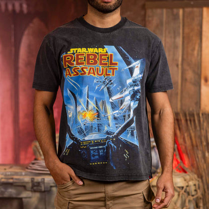 RSVLTS Star Wars Vintage T-shirt Star Wars™ "Rebel Assault" – Vintage Crewneck Tee Star Wars™ "Rebel Assault" – Vintage Crewneck Tee
