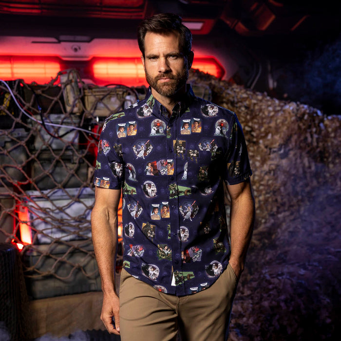 RSVLTS Star Wars Short Sleeve Shirt Star Wars™ "Royal Rebel" – KUNUFLEX Short Sleeve Shirt Star Wars™ "Royal Rebel" – KUNUFLEX Short Sleeve Shirt