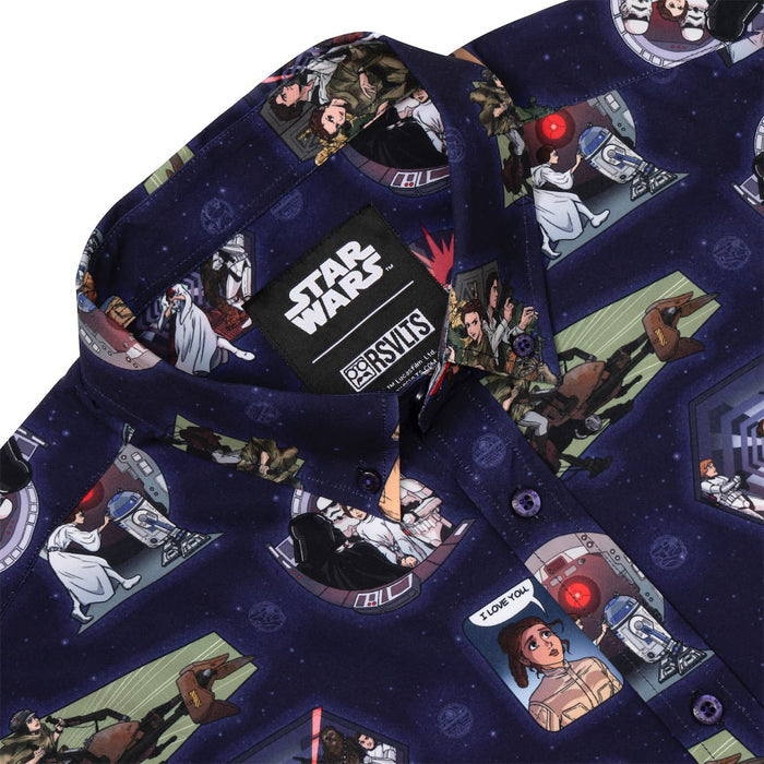 RSVLTS RSVLTS® Star Wars "Princess Leia"_ KUNUFLEX Short Sleeve Shirt Star Wars "Princess Leia"_ KUNUFLEX Short Sleeve Shirt