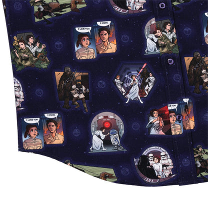 RSVLTS RSVLTS® Star Wars "Princess Leia"_ KUNUFLEX Short Sleeve Shirt Star Wars "Princess Leia"_ KUNUFLEX Short Sleeve Shirt