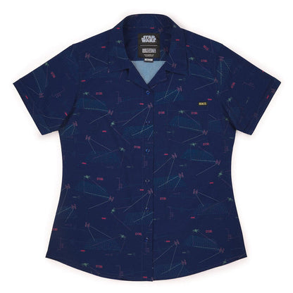 RSVLTS XS Star Wars Women's Short Sleeve Shirt Star Wars™ "Starcade" – Women's KUNUFLEX Short Sleeve Shirt Star Wars™ "Starcade" – Women's KUNUFLEX Short Sleeve Shirt
