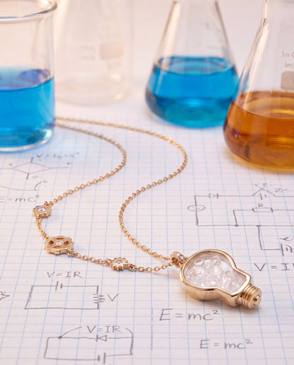 STEM Shaker Lightbulb Necklace