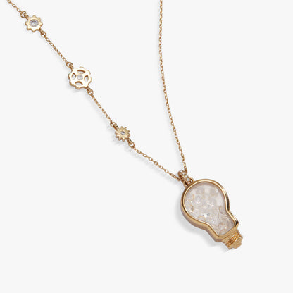 STEM Shaker Lightbulb Necklace