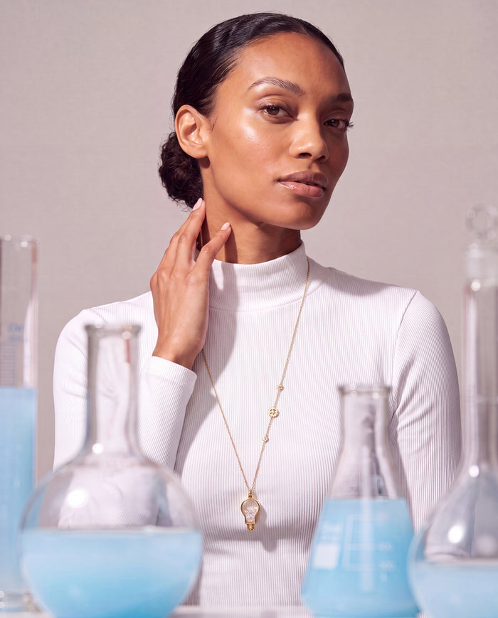 STEM Shaker Lightbulb Necklace