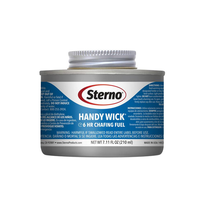Sterno Wick Chafing Fuel 12 Units provides you with heating, security and is easy to use for buffet trays- 440626 Hannah Frederick