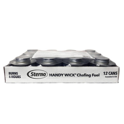 Sterno Wick Chafing Fuel 12 Units provides you with heating, security and is easy to use for buffet trays- 440626 Hannah Frederick