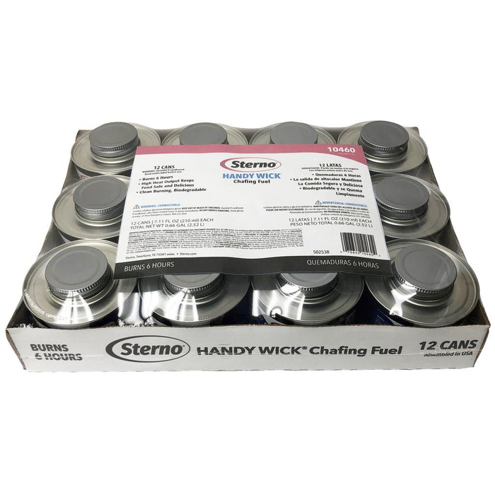 Sterno Wick Chafing Fuel 12 Units provides you with heating, security and is easy to use for buffet trays- 440626 Hannah Frederick