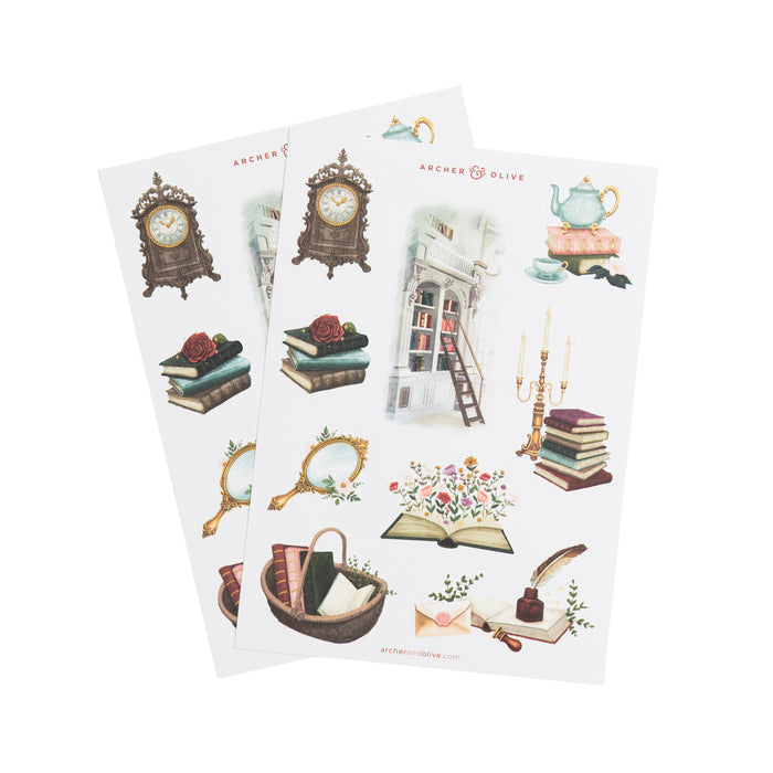 Stickers: Books of Beauty - Archer and Olive