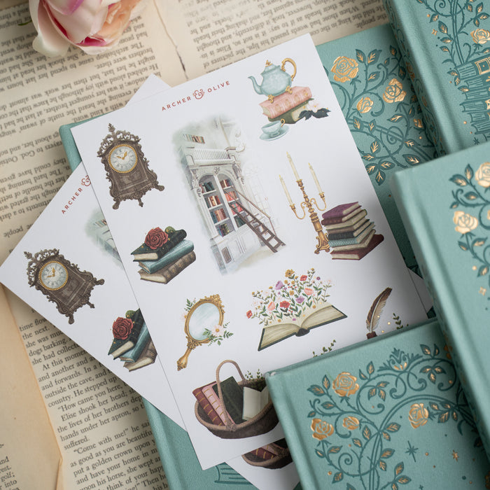 Stickers: Books of Beauty - Archer and Olive