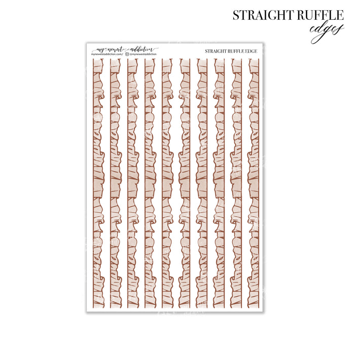 Straight Ruffle | Edges