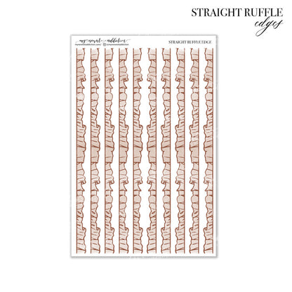 Straight Ruffle | Edges