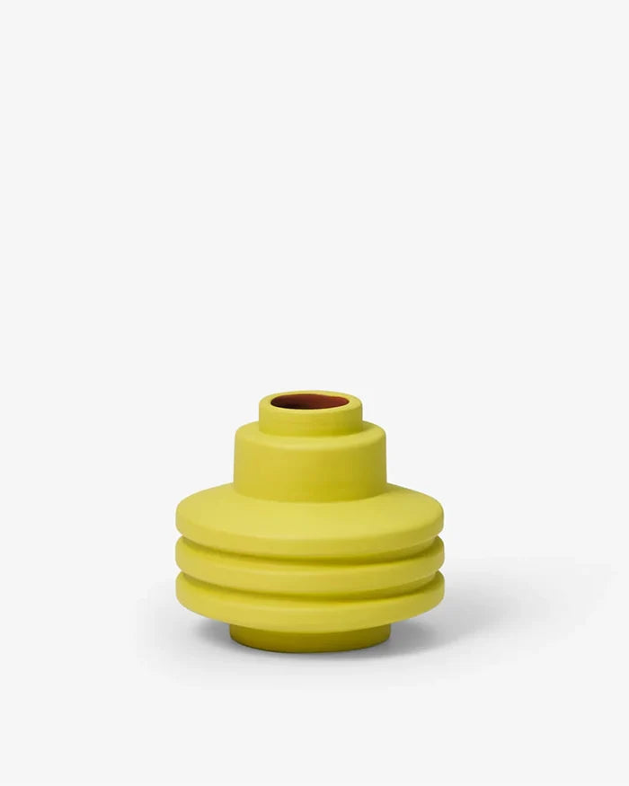 STRATA VASE (MINI, CHARTREUSE)