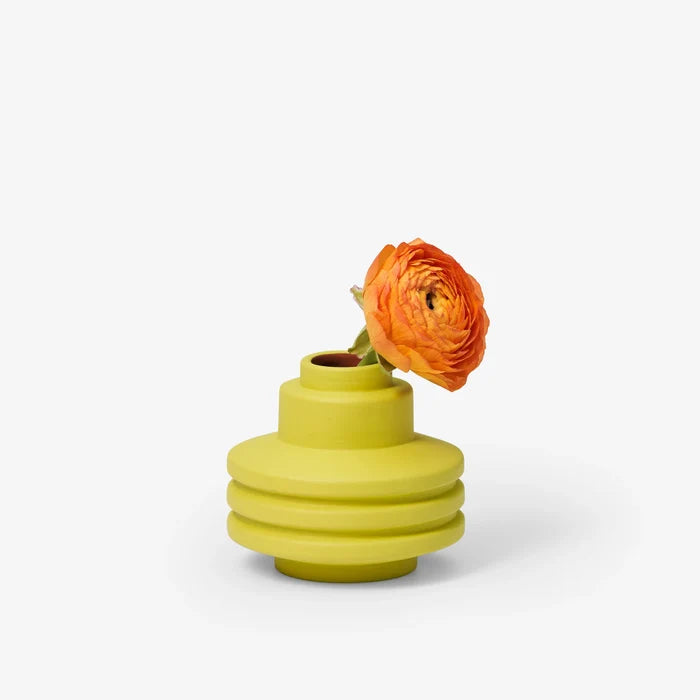STRATA VASE (MINI, CHARTREUSE)