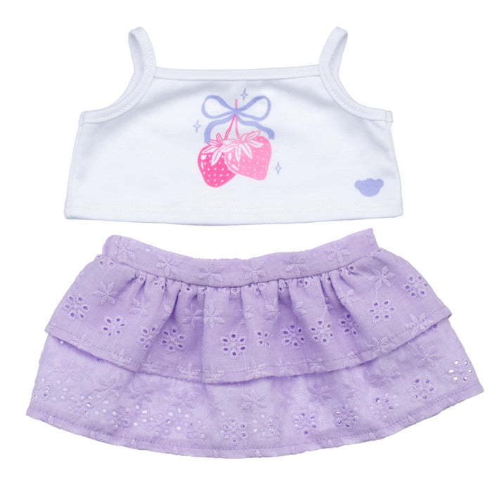 Strawberry Tank & Skirt Set