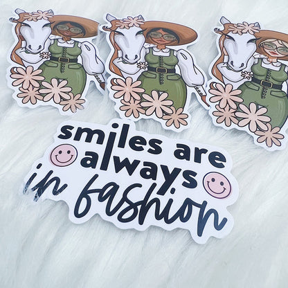 Summer Sophisticate Sticker Vinyl Die Cut Pack | ALL Skin Tones Included!
