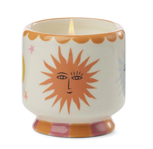 SUN CERAMIC CANDLE ORANGE BLOSSOM 8OZ