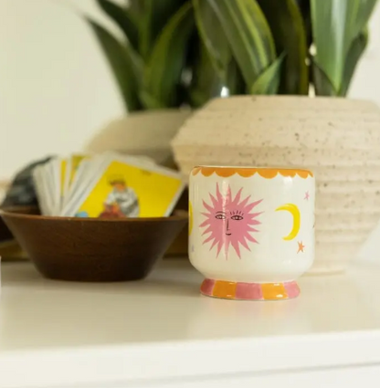 SUN CERAMIC CANDLE ORANGE BLOSSOM 8OZ