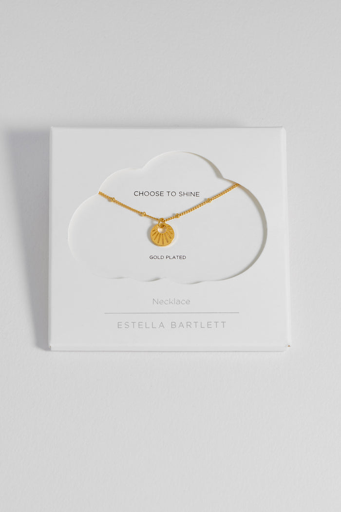 Sunburst Cutout Necklace