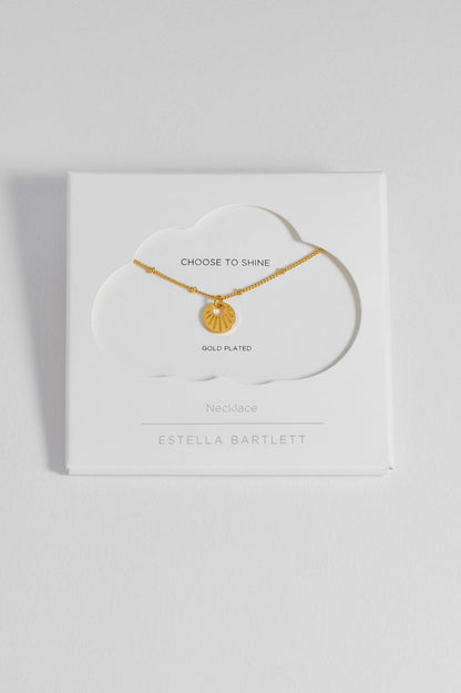 Sunburst Cutout Necklace