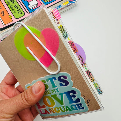 SUPER Mini LF Pattern Tab Planner Dividers - Set of 6