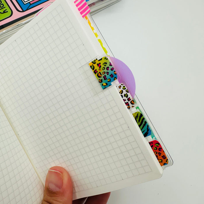 SUPER Mini LF Pattern Tab Planner Dividers - Set of 6